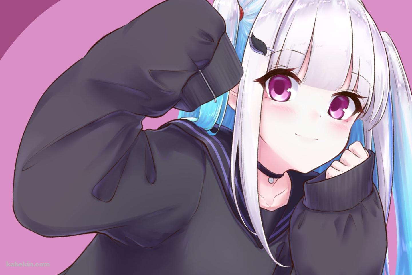 萌え袖のリゼ・ヘルエスタ / にじさんじ / バーチャルYouTuberの壁紙(1440px x 960px) 高画質 PC・デスクトップ用