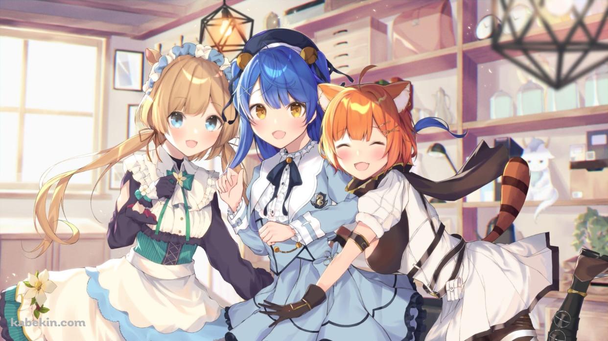 天宮こころ / ラトナ・プティ / エリー・コニファー / にじさんじ / バーチャルYouTuberの壁紙(1242px x 698px) 高画質 PC・デスクトップ用