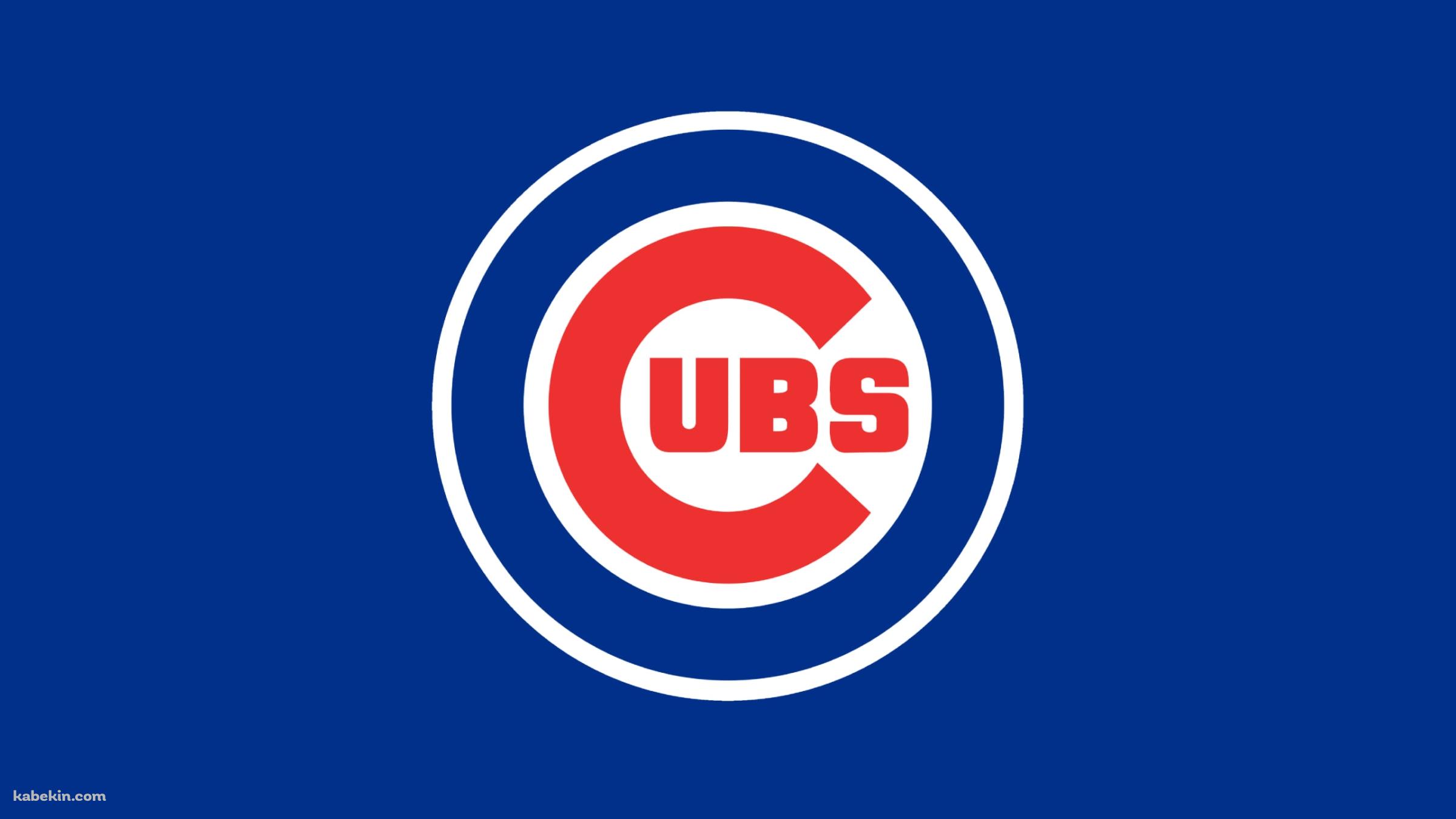 シカゴ・カブス / ロゴ / 青 / Chicago Cubss logo / Blue / CHCの壁紙(2400px x 1350px) 高画質 PC・デスクトップ用
