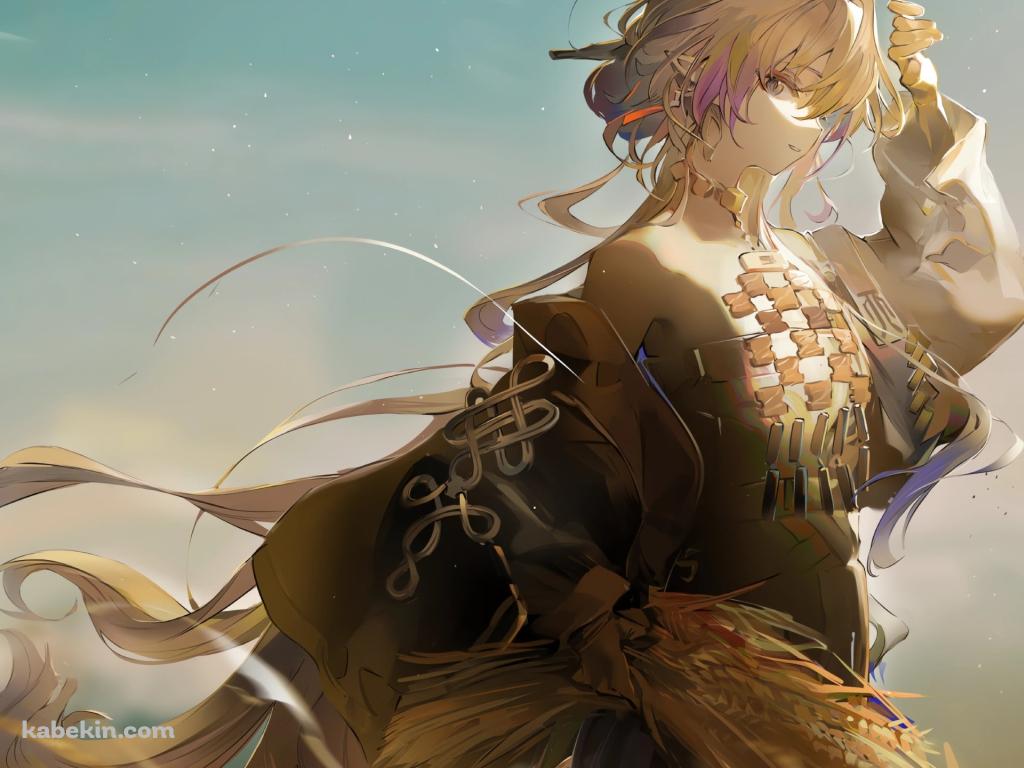 作物を収穫するスー / アークナイツの壁紙(1024px x 768px) 高画質 PC・デスクトップ用