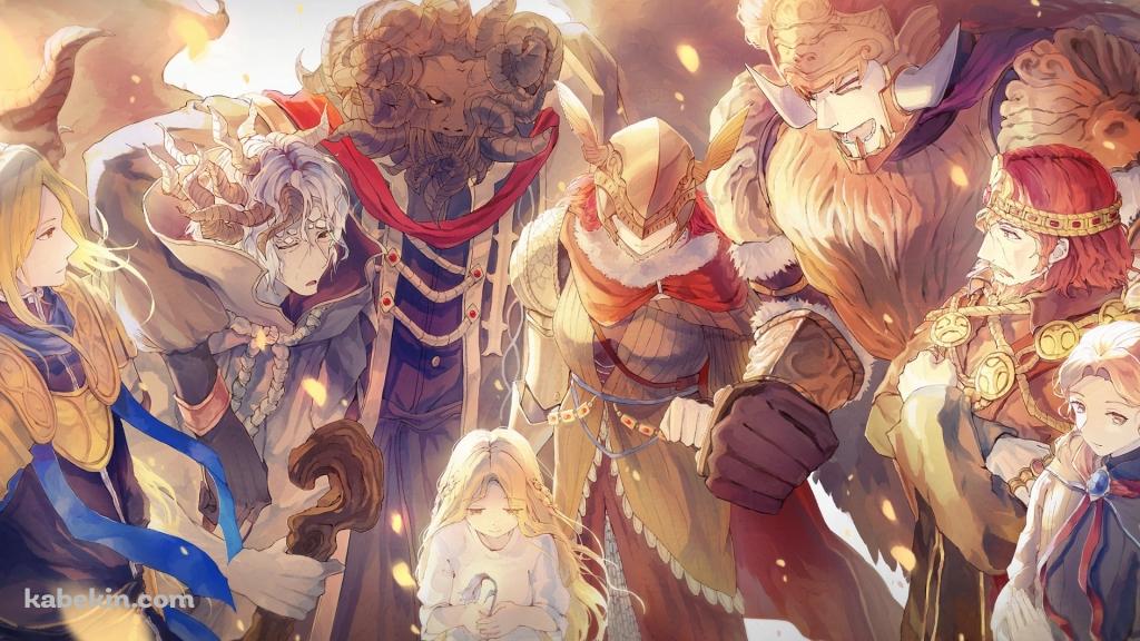 集合するキャラクター / エルデンリングの壁紙(1024px x 576px) 高画質 PC・デスクトップ用