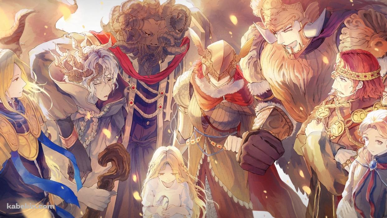 集合するキャラクター / エルデンリングの壁紙(1242px x 698px) 高画質 PC・デスクトップ用