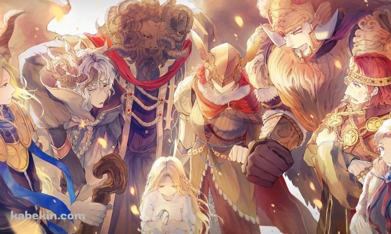 集合するキャラクター / エルデンリングの壁紙(800px x 480px) 高画質 PC・デスクトップ用
