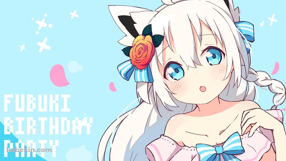白上フブキ 生誕祭 / 誕生日 / バーチャルYoutuber / Vtuber / ホロライブの壁紙(960px x 540px) 高画質 PC・デスクトップ用