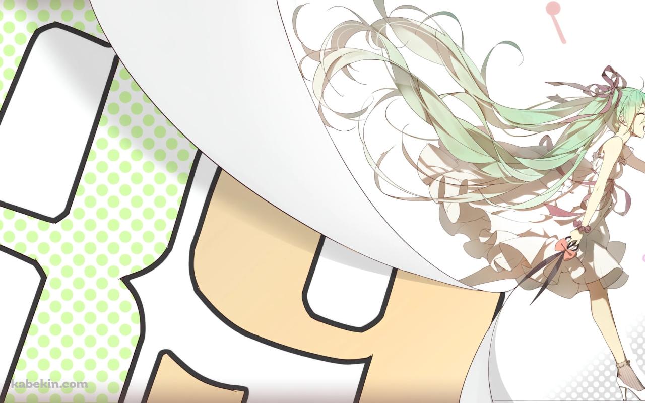 笑顔で歌を唄う初音ミク / 39 / ボカロの壁紙(1280px x 800px) 高画質 PC・デスクトップ用