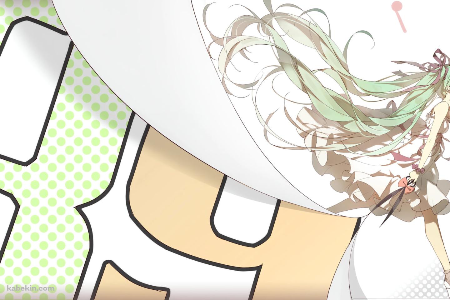 笑顔で歌を唄う初音ミク / 39 / ボカロの壁紙(1440px x 960px) 高画質 PC・デスクトップ用