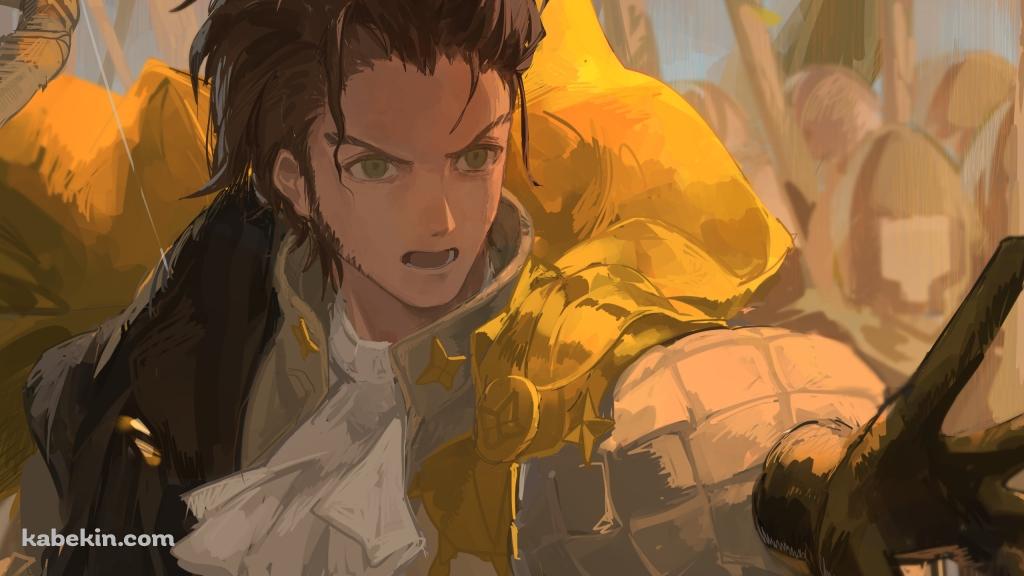 左手を突きだすクロード・フォン・リーガン / ファイアーエムブレム風花雪月の壁紙(1024px x 576px) 高画質 PC・デスクトップ用