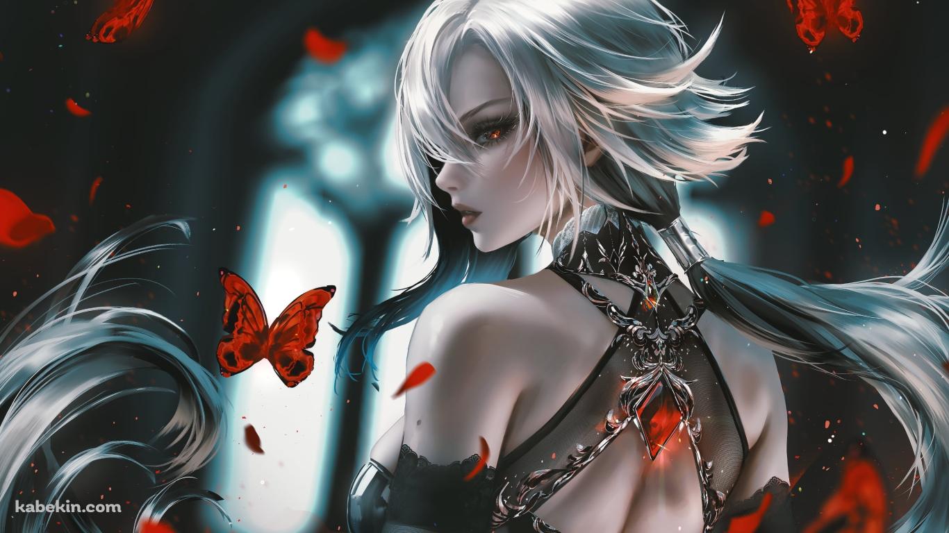 リアルなアルレッキーノ / 後ろ姿 / 原神の壁紙(1366px x 768px) 高画質 PC・デスクトップ用