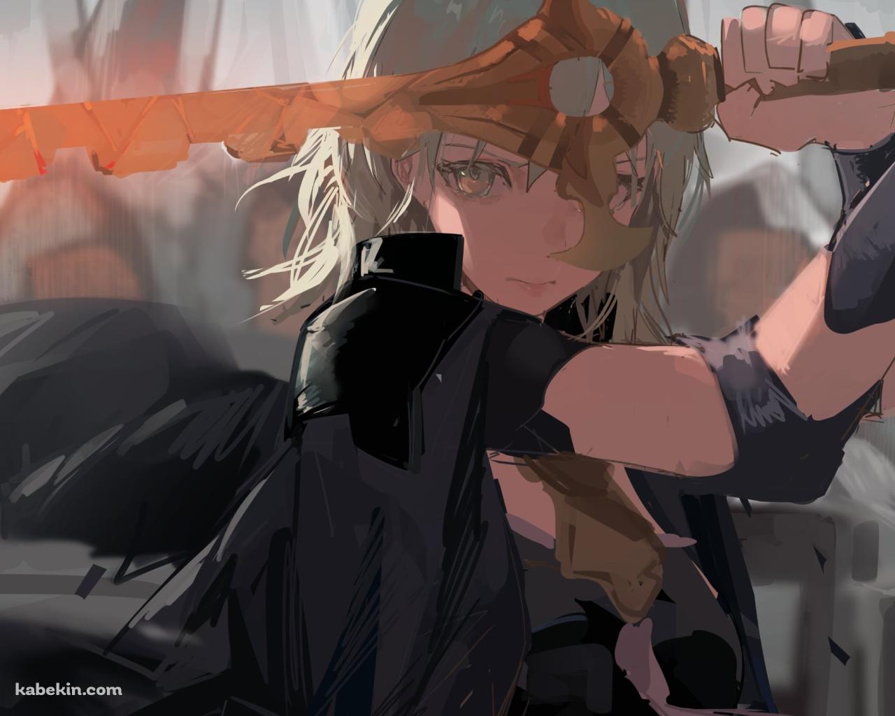 剣を構えるかっこいいベレス / ファイアーエムブレム風花雪月の壁紙(1280px x 1024px) 高画質 PC・デスクトップ用