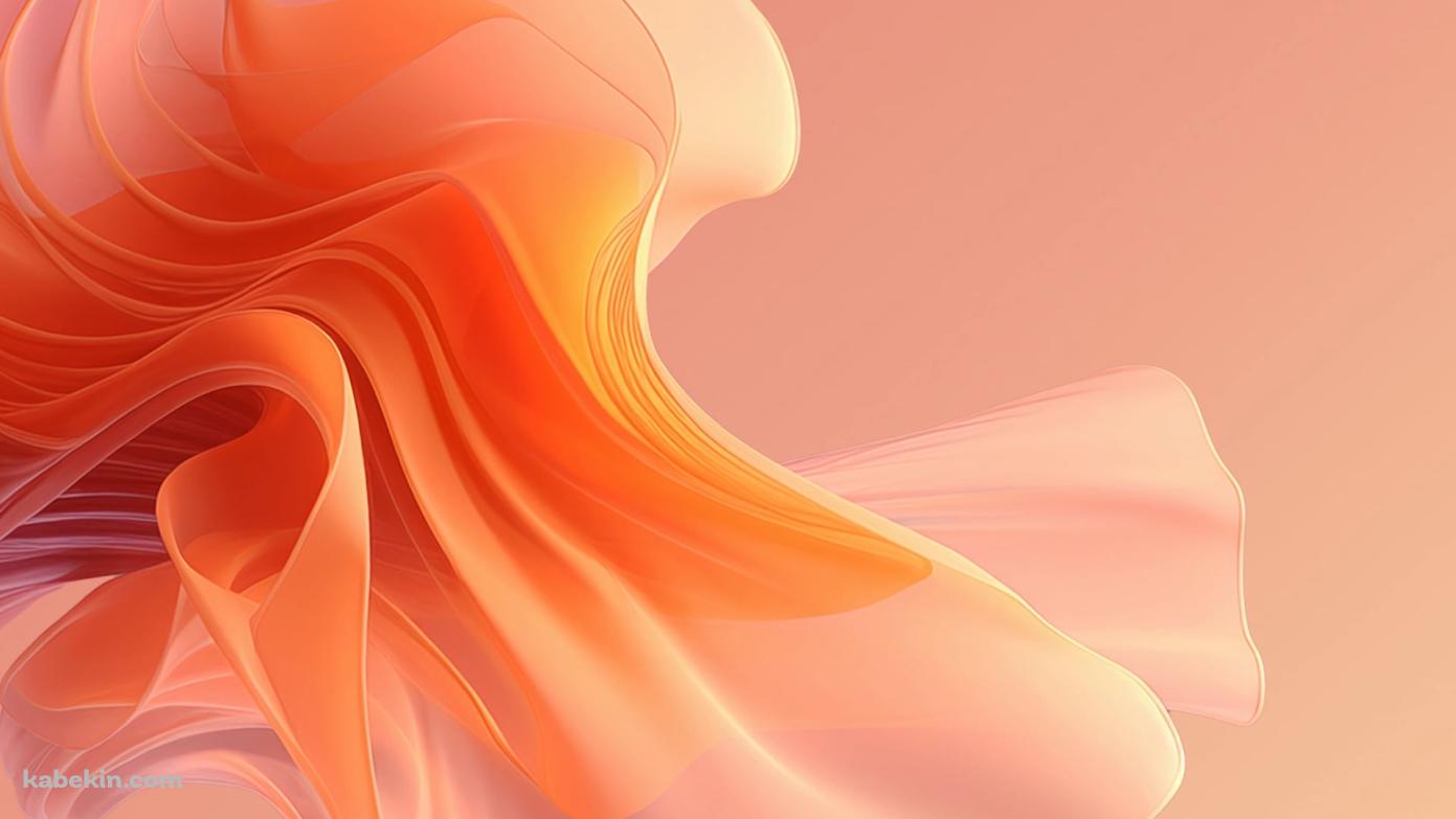 淡いピンクのビラビラ / CGの壁紙(1391px x 783px) 高画質 PC・デスクトップ用