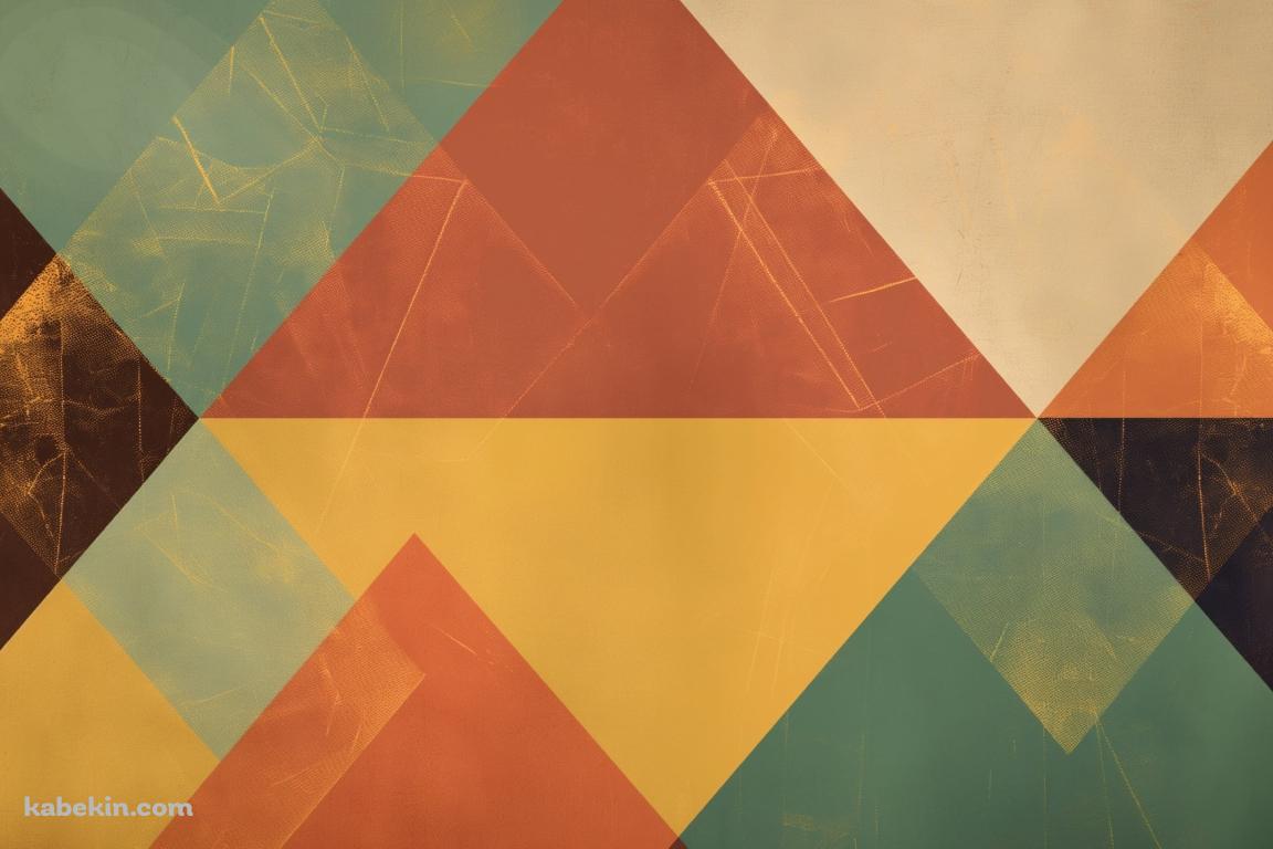 カラフルな三角形 / グランジ / Colorful Triangles 4kの壁紙(1152px x 768px) 高画質 PC・デスクトップ用