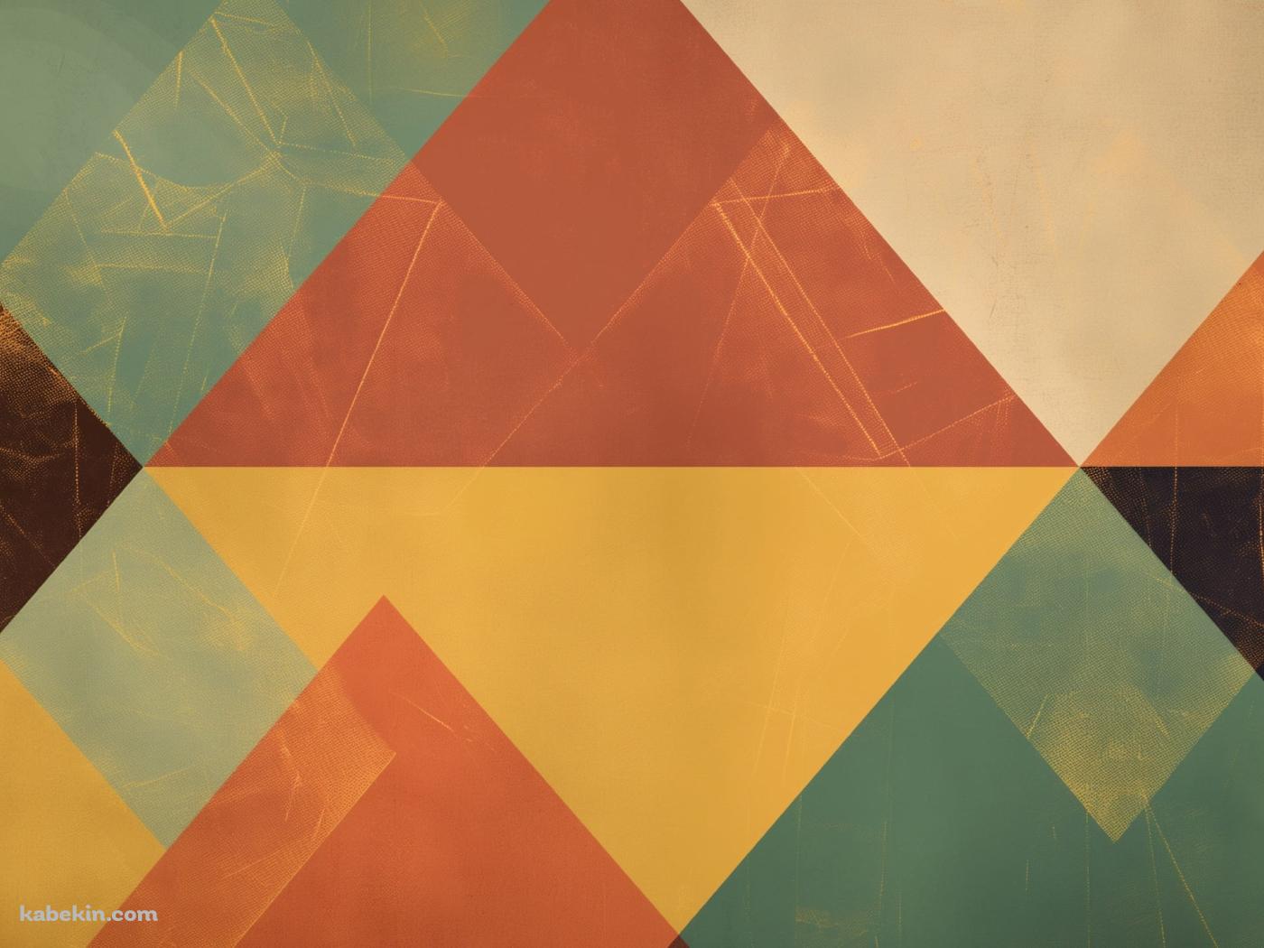 カラフルな三角形 / グランジ / Colorful Triangles 4kの壁紙(1400px x 1050px) 高画質 PC・デスクトップ用