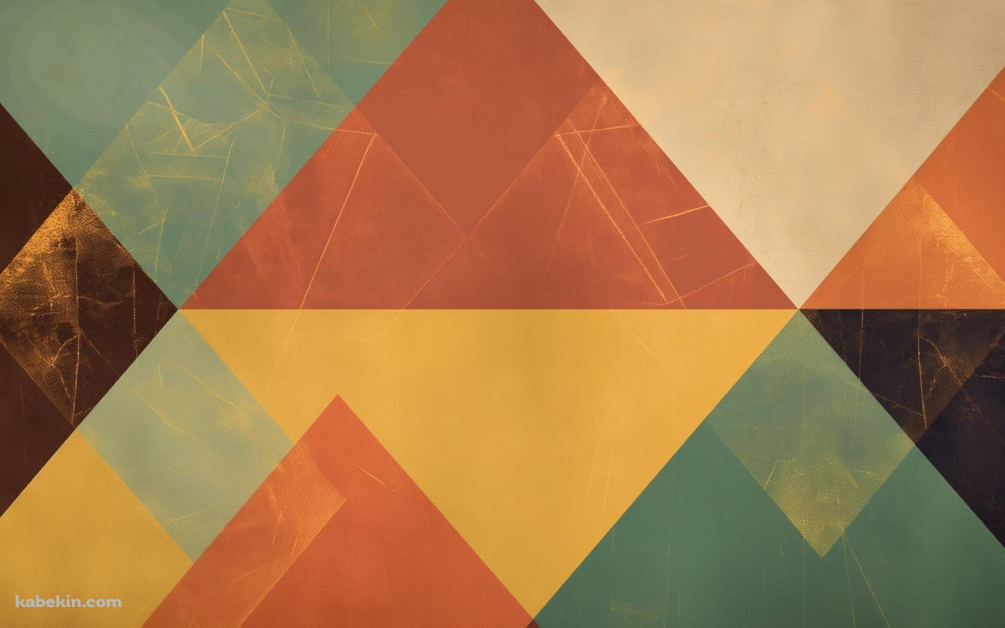 カラフルな三角形 / グランジ / Colorful Triangles 4kの壁紙(1440px x 900px) 高画質 PC・デスクトップ用