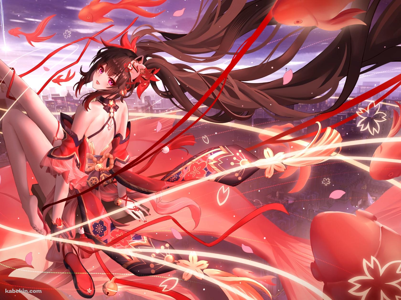 光を放つ花火 / 崩壊:スターレイルの壁紙(1680px x 1260px) 高画質 PC・デスクトップ用