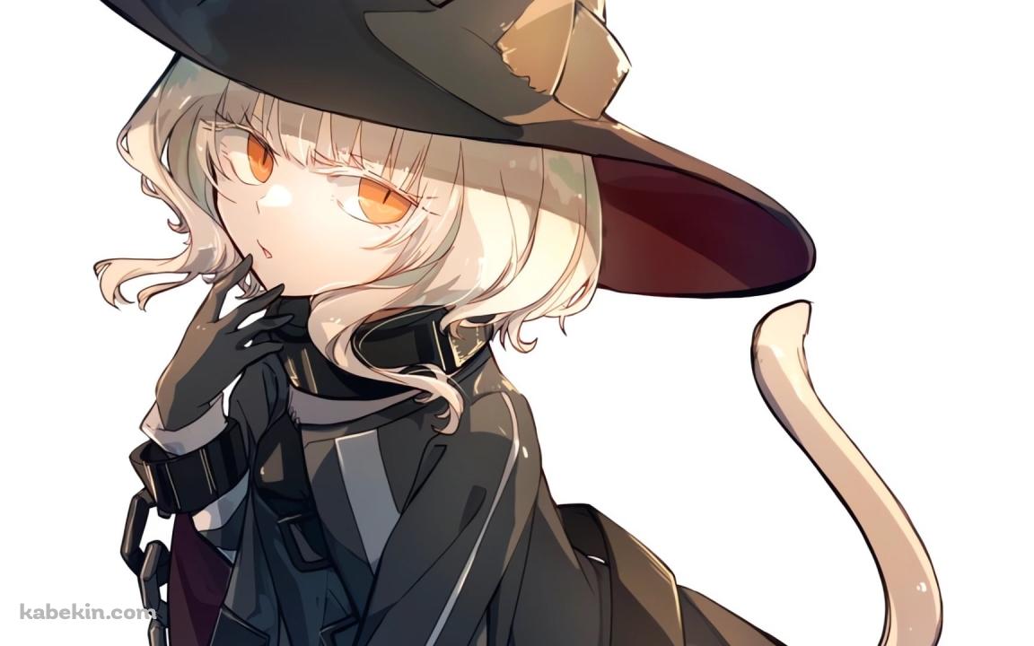 口元に指をあてるヘイズ / アークナイツの壁紙(1152px x 720px) 高画質 PC・デスクトップ用