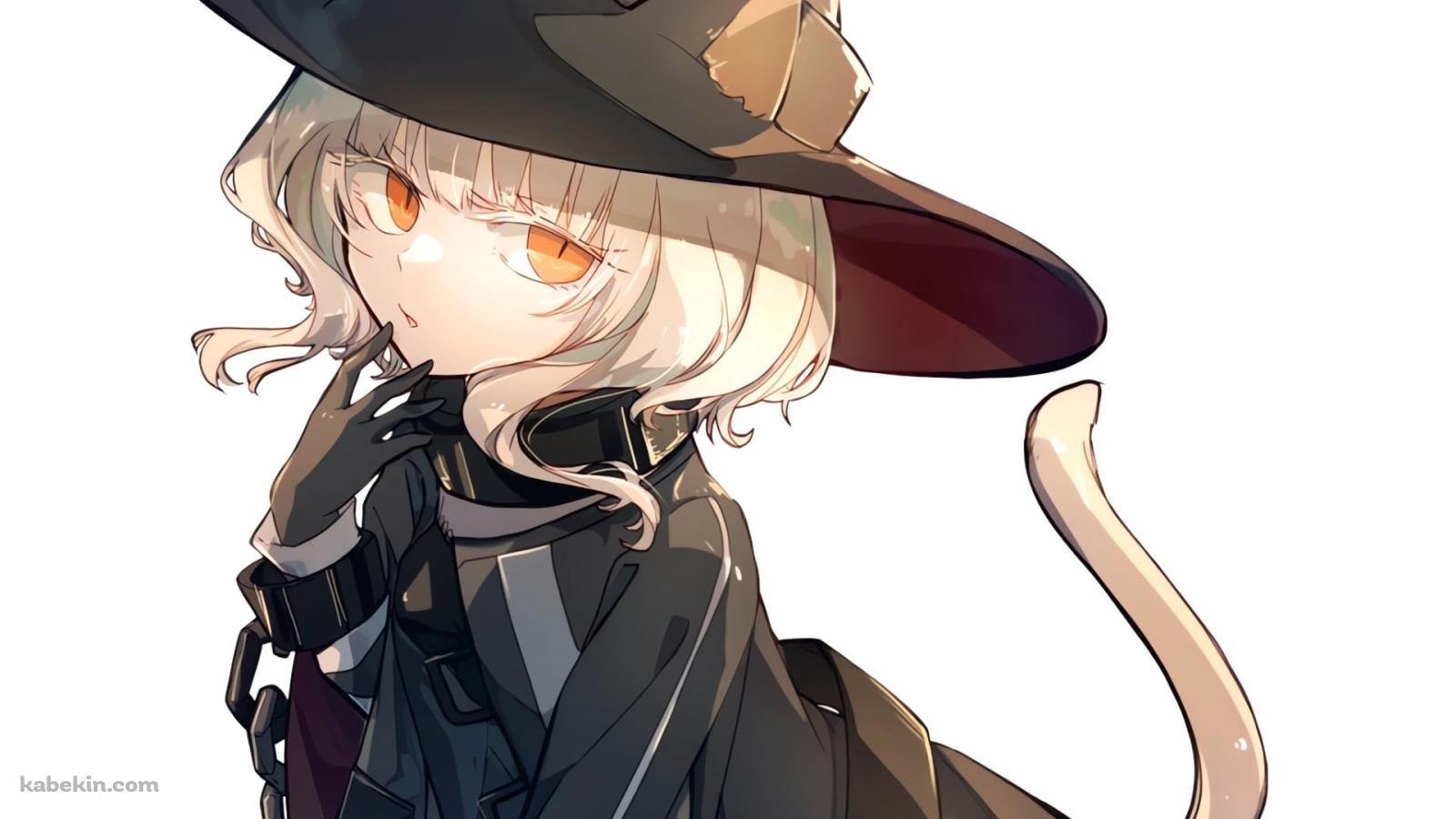 口元に指をあてるヘイズ / アークナイツの壁紙(1600px x 900px) 高画質 PC・デスクトップ用