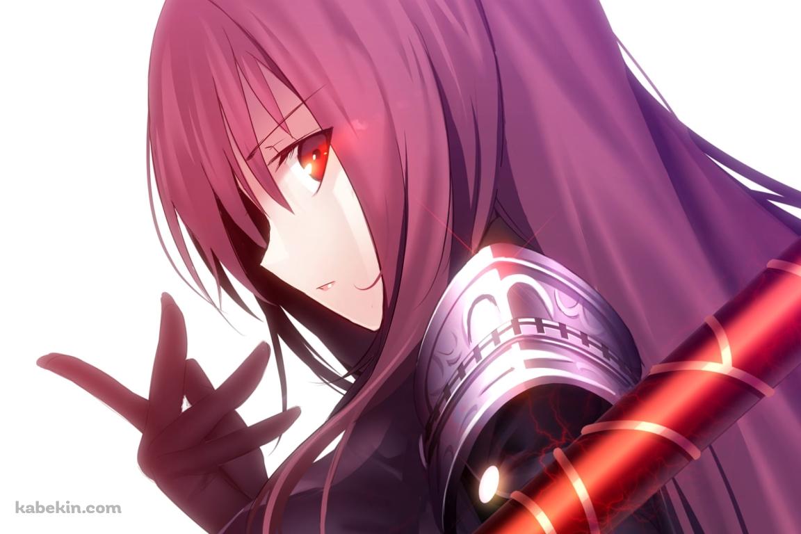 武器を持ちこちらを見つめるスカサハ / Fateの壁紙(1152px x 768px) 高画質 PC・デスクトップ用