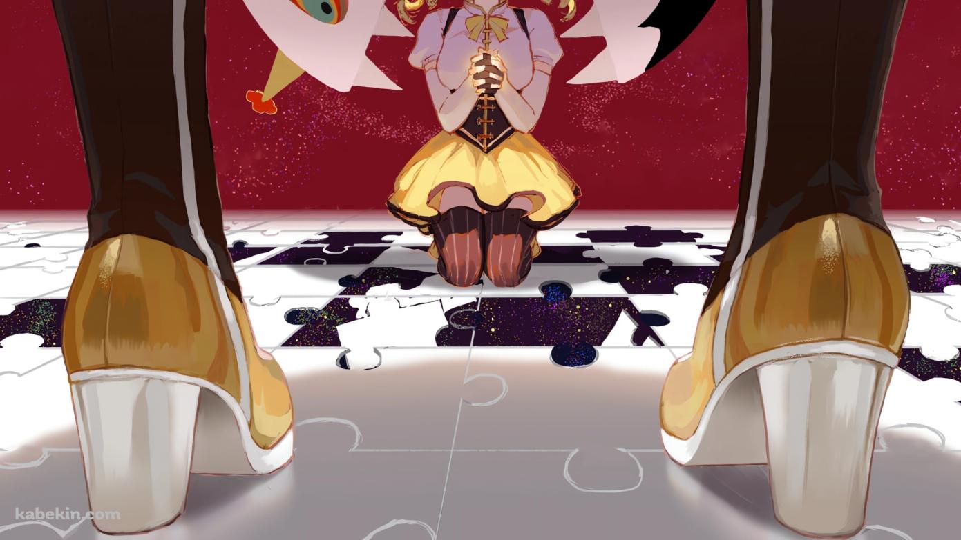 巴マミ / シャルロッテ / 魔法少女まどか☆マギカの壁紙(1391px x 783px) 高画質 PC・デスクトップ用