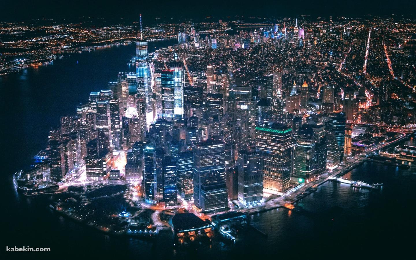 夜の大都会 / ベイエリアの壁紙(1440px x 900px) 高画質 PC・デスクトップ用