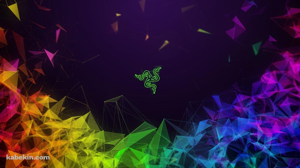 カラフルなレイザーのロゴ / Colorful Razer Logoの壁紙(1051px x 591px) 高画質 PC・デスクトップ用