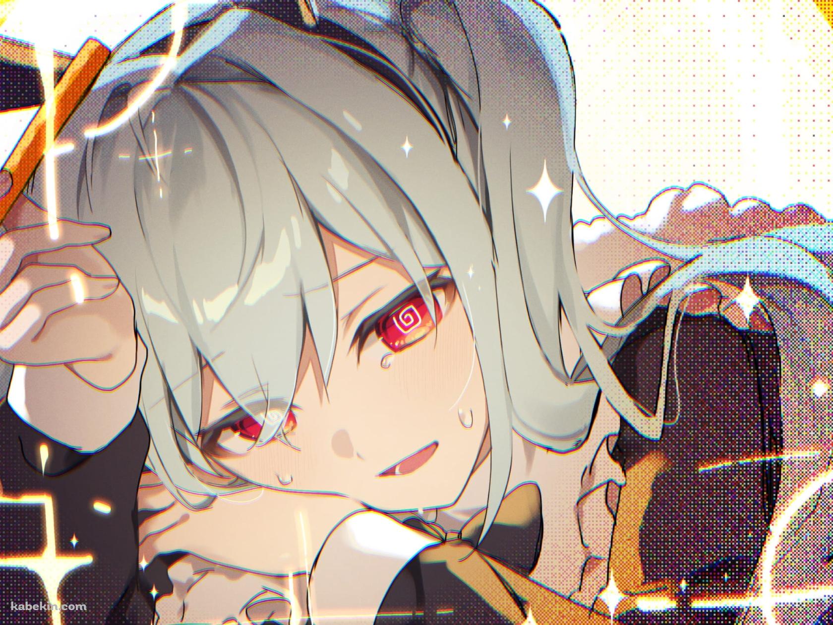 赤い瞳の初音ミク / ラヴィット / ボーカロイドの壁紙(1680px x 1260px) 高画質 PC・デスクトップ用