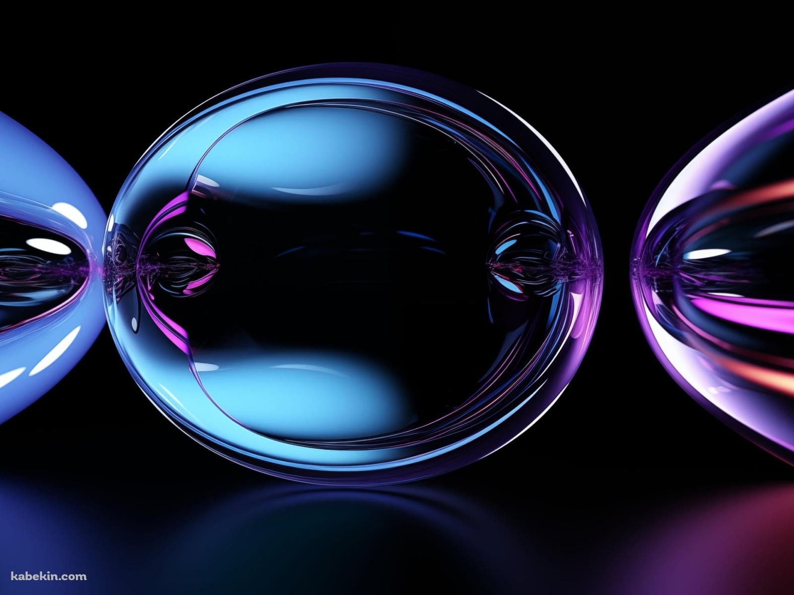 青・紫の水晶 / 綺麗の壁紙(1600px x 1200px) 高画質 PC・デスクトップ用