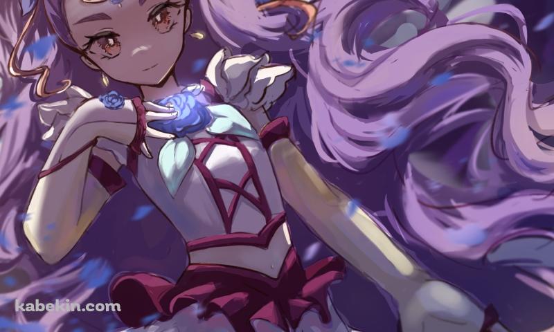 胸元に手をあてるミルキィローズ / 美々野くるみ / プリキュアの壁紙(800px x 480px) 高画質 PC・デスクトップ用