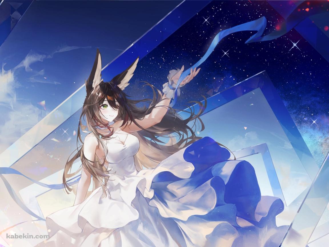 青い星空と停云 / 帰忘の流離人 / 崩壊:スターレイルの壁紙(1152px x 864px) 高画質 PC・デスクトップ用