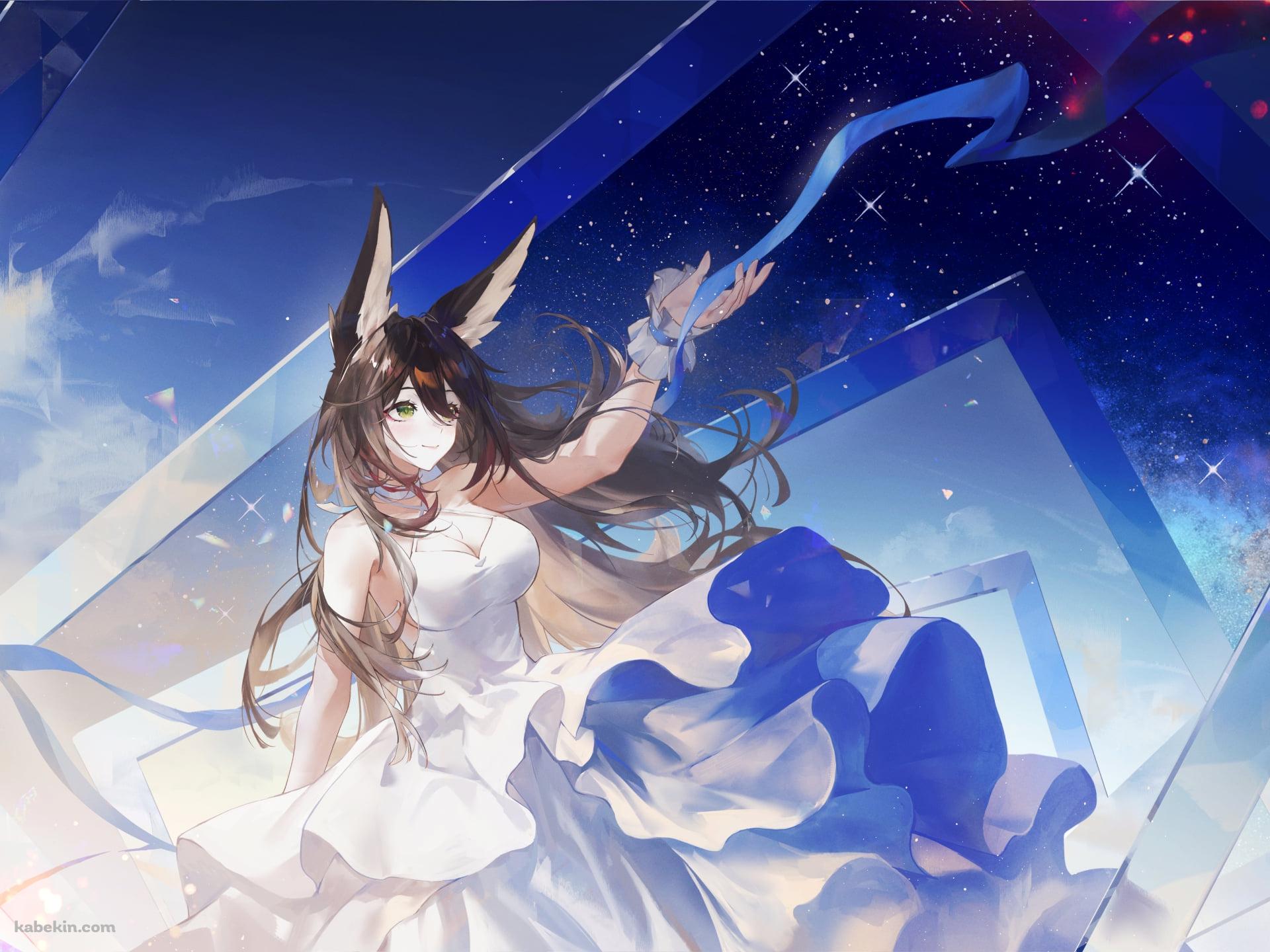青い星空と停云 / 帰忘の流離人 / 崩壊:スターレイルの壁紙(1920px x 1440px) 高画質 PC・デスクトップ用