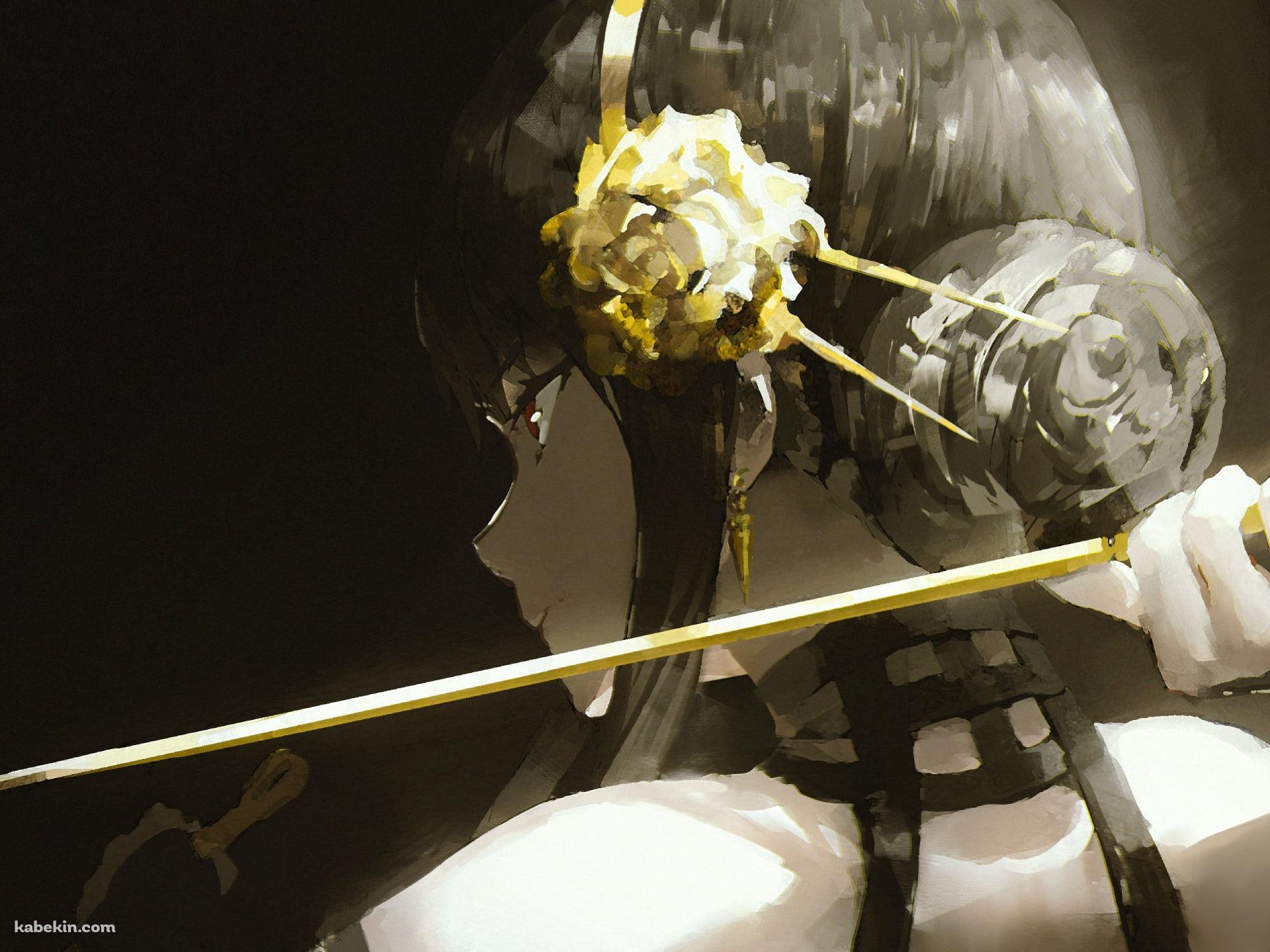 後ろ手に武器を持つヨル・フォージャー / スパイファミリーの壁紙(1920px x 1440px) 高画質 PC・デスクトップ用