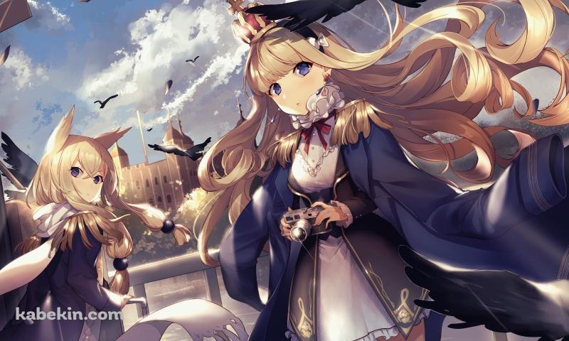 ウォースパイトとクイーン・エリザベス / アズールレーンの壁紙(800px x 480px) 高画質 PC・デスクトップ用