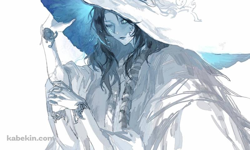 帽子のつばに手をかける魔女ラニ / エルデンリングの壁紙(800px x 480px) 高画質 PC・デスクトップ用
